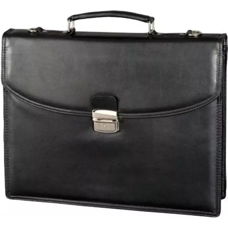 JÜSCHA Alassio Catana 92434 Borsa business A4 nero similpelle