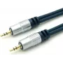 HOME-CINEMA Premium cavo audio stereo 3,5 mm 1,5 m cromo metallo placcato oro 30812MHQ