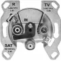 TechniSat TECHNIPRO SV600 V2 presa a muro per antenna a 3 fori con disaccoppiamento a diodi DC (TV, radio, SAT) 0004/3075