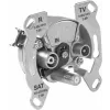 TechniSat TECHNIPRO SV600 V2 presa a muro per antenna a 3 fori con disaccoppiamento a diodi DC (TV, radio, SAT) 0004/3075