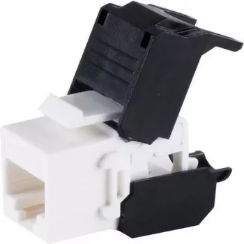 S CONN MAXIMUM CONNECTIVITY Cat.6A UTP modulo keystone senza attrezzi, connettore femmina RJ45, nero (08-10038)