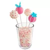 LURCH stampo per cake pop, silicone, 20 incavi, rosso, 23,0 x 18,5 cm 83027