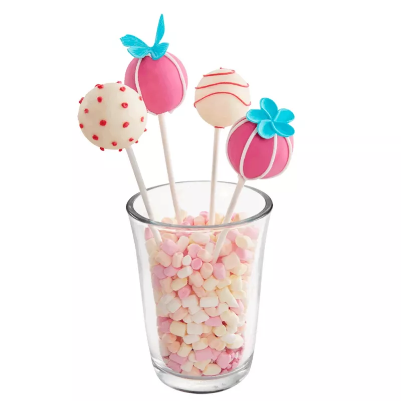 LURCH stampo per cake pop, silicone, 20 incavi, rosso, 23,0 x 18,5 cm 83027