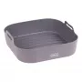 LURCH inserto in silicone per friggitrice ad aria, quadrato, 21 x 21 x 5 cm, antracite 00070206