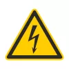 CIMCO 182720 cartello di avvertimento tensione elettrica 100x100x1 mm giallo/nero