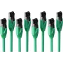 S CONN MAXIMUM CONNECTIVITY BASIC-S Cat. 8.1 F/FTP PIMF LSZH cavo patch, verde, 7,5 m, confezione da 4 SC08-41063-4
