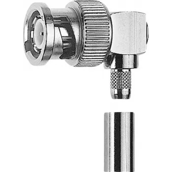Telegärtner connettore maschio BNC a crimpare angolare 75 Ohm, RG-179B/U, G04 J01002A0027