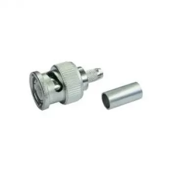 Telegärtner spina BNC per cavo a crimpare G13/G50, 75 Ohm, Professional, 0,4/2,5, 5 pezzi (J01002A1350)