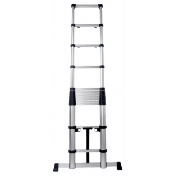 CIMCO 146725 scala telescopica XC-380, alluminio, 3,80 m estesa, 13 pioli, 150 kg