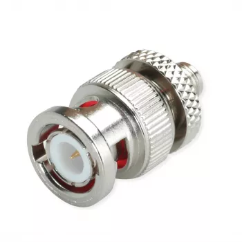 Telegärtner adattatore coassiale RF connettore maschio BNC su connettore femmina SMA, 50 Ohm, dritto, J01008A0017