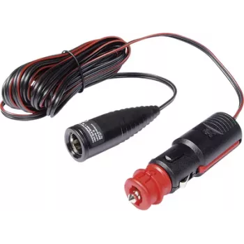 ProCar 12V/24V DC cavo prolunga corrente 2,5m 8A con connettore maschio e femmina accendisigari 67814010