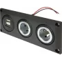 ProCar 67326500 presa da incasso 12V/24V con porta di ricarica USB, DIN/ISO 4165, 16A/8A, 5V/2.1A, nero