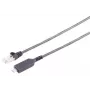 S CONN MAXIMUM CONNECTIVITY cavo adattatore USB-C su Ethernet 1G, connettore maschio USB Type-C su RJ45, PVC, nero, 1m (13-51025)