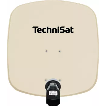 TechniSat parabola SAT con LNB, riflettore 45 cm, alluminio, LNB singolo (1045/8195)