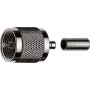 Telegärtner connettore maschio UHF crimp G01 per RG-58 C/U, 50 Ohm, nichel/oro, 1 pezzo J01040A0001