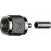 Telegärtner connettore maschio UHF crimp G01 per RG-58 C/U, 50 Ohm, nichel/oro, 1 pezzo J01040A0001