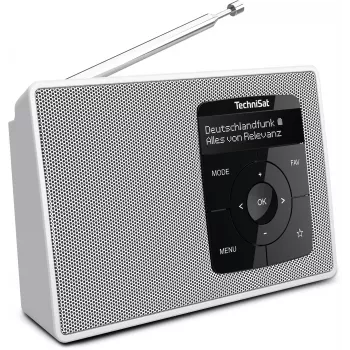 TechniSat DIGITRADIO 2 radio da tavolo DAB+ FM Bluetooth sveglia bianco 0001/3910