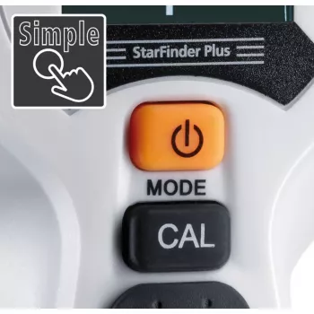 Laserliner StarFinder Plus 080.972E scanner per pareti e travi con rilevamento di legno, metallo e cavi AC sotto tensione