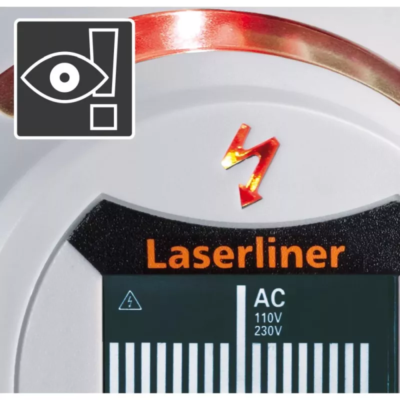 Laserliner StarFinder Plus 080.972E scanner per pareti e travi con rilevamento di legno, metallo e cavi AC sotto tensione