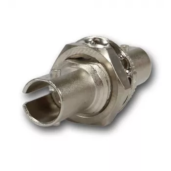 Telegärtner adattatore ST multimodale simplex con boccola in bronzo fosforoso, case in metallo, montaggio a un foro, Z64 J08011A0003
