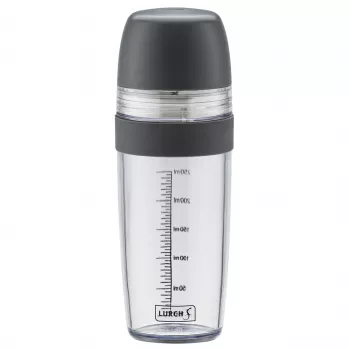 Lurch shaker grigio 250 ml shaker per dressing con scala graduata 10023