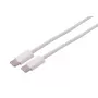 S CONN MAXIMUM CONNECTIVITY cavo di ricarica USB-C, 2.0, 60W, bianco, tessuto, 3m (14-21046)