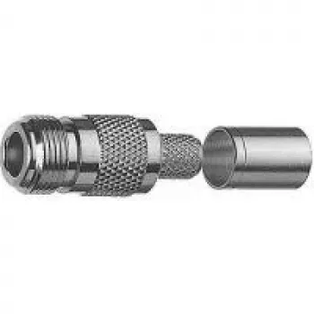 Telegärtner connettore femmina tipo N crimp per RG-214/U, 50 Ω, nichel/oro J01021A0145