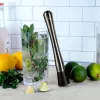 Lurch set decoratore per bordi bicchieri da cocktail e pinza grigio fumo 240799