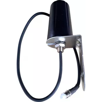 Wittenberg Antennen Poly-103556 antenna omnidirezionale 5G LTE, cavo 0,5 m, connettore femmina FME, 50 Ohm, montaggio a parete/palo