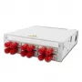TELEGÄRTNER STX distributore per guida DIN 6xST-duplex, guscio/box metallico, multimodale (H82050A0001)