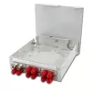 TELEGÄRTNER STX distributore per guida DIN 6xST-duplex, guscio/box metallico, multimodale (H82050A0001)