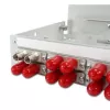 TELEGÄRTNER STX distributore per guida DIN 6xST-duplex, guscio/box metallico, multimodale (H82050A0001)