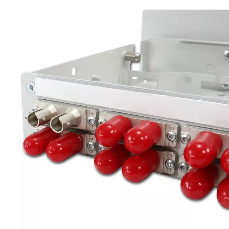 TELEGÄRTNER STX distributore per guida DIN 6xST-duplex, guscio/box metallico, multimodale (H82050A0001)