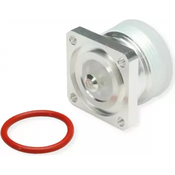 Telegärtner Connettore femmina 7-16 DIN, montaggio a pannello, 50 Ohm, argento