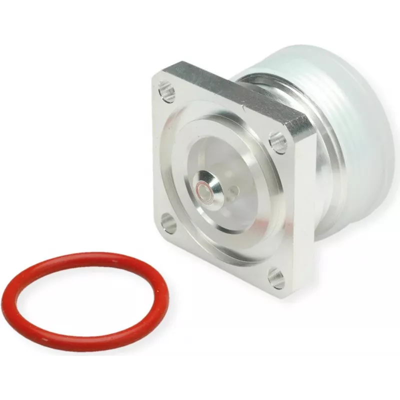 Telegärtner Connettore femmina 7-16 DIN, montaggio a pannello, 50 Ohm, argento
