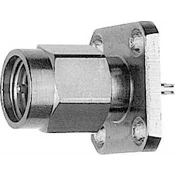 Telegärtner Connettore femmina da incasso SMA con flangia Z29, oro (standard) – 5 pezzi (J01150A0191)