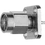 Telegärtner Connettore femmina da incasso SMA con flangia Z29, oro (standard) – 5 pezzi (J01150A0191)