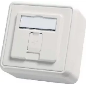 TELEGÄRTNER AMJ-S scatola a parete per 1 modulo, bianco puro H02000A0090