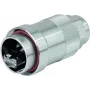 Telegärtner J60026A0000 TOC M12 connettore maschio da campo schermato 4 poli codifica D, acciaio inox, morsetto a vite, IP68