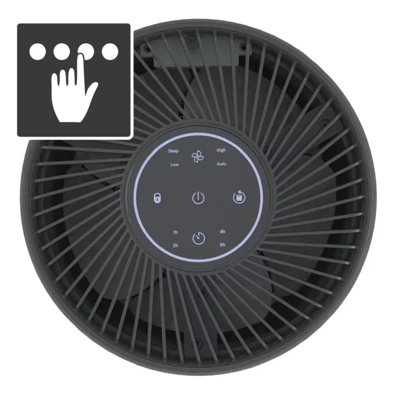 Laserliner AirBreeze 120 purificatore d'aria, 30 m², nero 085.120A