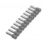 Cimco 187501 puntalino 0,75 mm² parzialmente isolato grigio 500 pz.