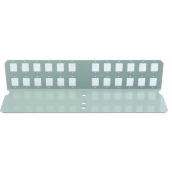 Telegärtner Placca in fibra ottica per 12xSC duplex o ST/SC duplex, grigio chiaro H02025A0328