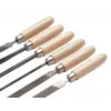 Cimco Set di lime di precisione 206750, 6 pezzi, 160 mm, taglio 2, DIN 7283
