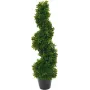 EUROPALMS pianta artificiale albero a spirale, 61cm, verde, vaso nero 82600009