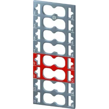 Siemens SIMATIC ET 200SP etichette di codifica colore - 12x grigio, 4x rosso (6ES71936CP032MA0)