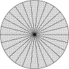 EUROPALMS rete decorativa, circolare, 1200 cm, bianco 83312207
