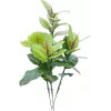 EUROPALMS pianta artificiale ficus elastica 100 cm, realistica, in vaso di plastica nero 82508303
