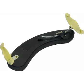 Dimavery spalliera per violino 3/4-4/4, plastica nera stabile con imbottitura in schiuma e piedini in gomma