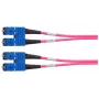 Telegärtner cavo patch in fibra ottica SC/SC OM4 duplex, 2 m, viola L00881A0028