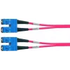 Telegärtner cavo patch in fibra ottica SC/SC OM4 duplex, 2 m, viola L00881A0028